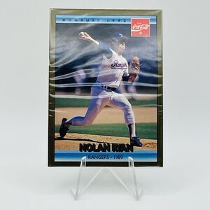 SEALED PACK OF 4 1992 DONRUSS COCA-COLA BASEBALL CARDS  NOLAN RYAN ON FRONT CARD